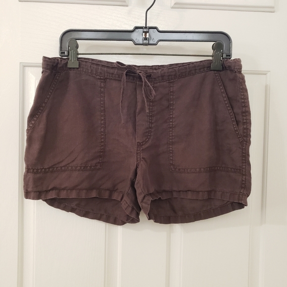 LONDONJEAN Women's Brown Cargo Shorts - Picture 1 of 4